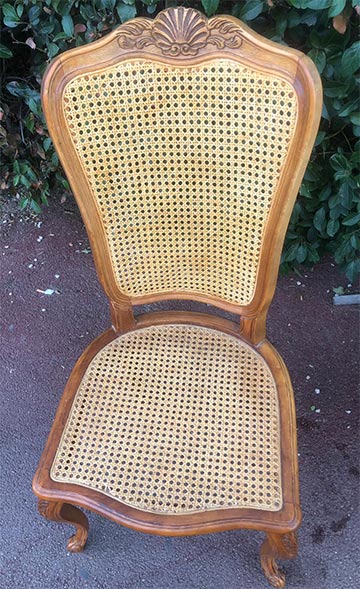Cannage et réparation de chaise